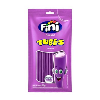Fini Tubos Uva 12x80g